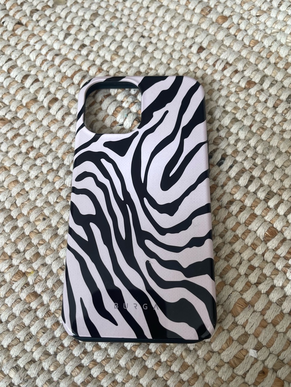 Burga iPhone 12 Pro Max Phone Case Tough MagSafe Zebra